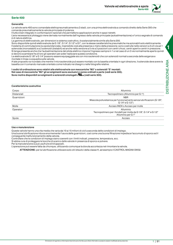 Pneumax - Catalogo Principale NO.: 21222 - Page 111