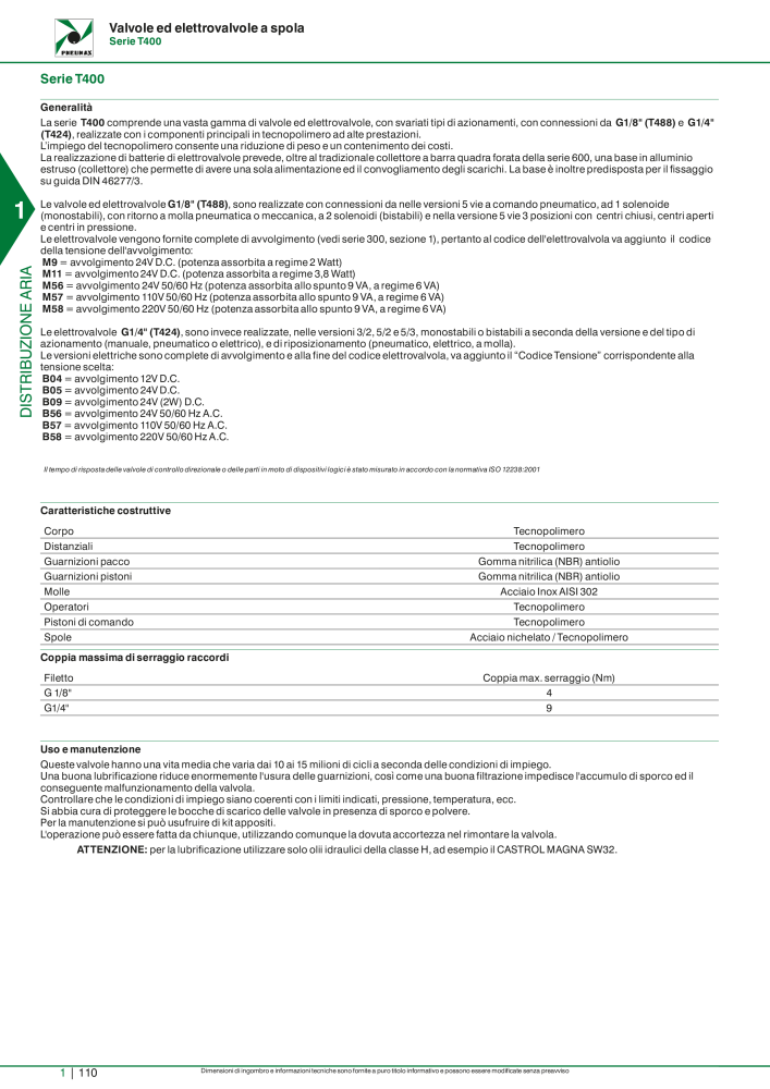 Pneumax - Catalogo Principale n.: 21222 - Pagina 130