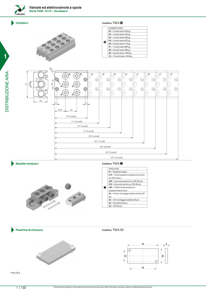 Pneumax - Catalogo Principale n.: 21222 - Pagina 142