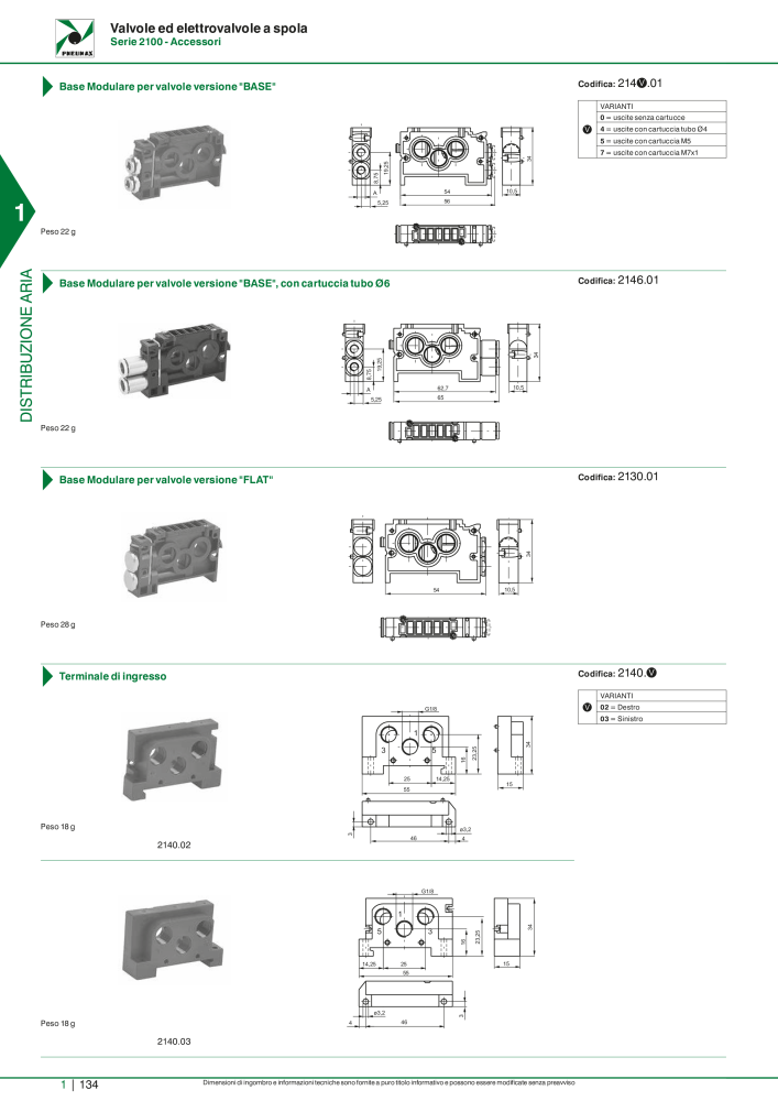 Pneumax - Catalogo Principale Nº: 21222 - Página 154