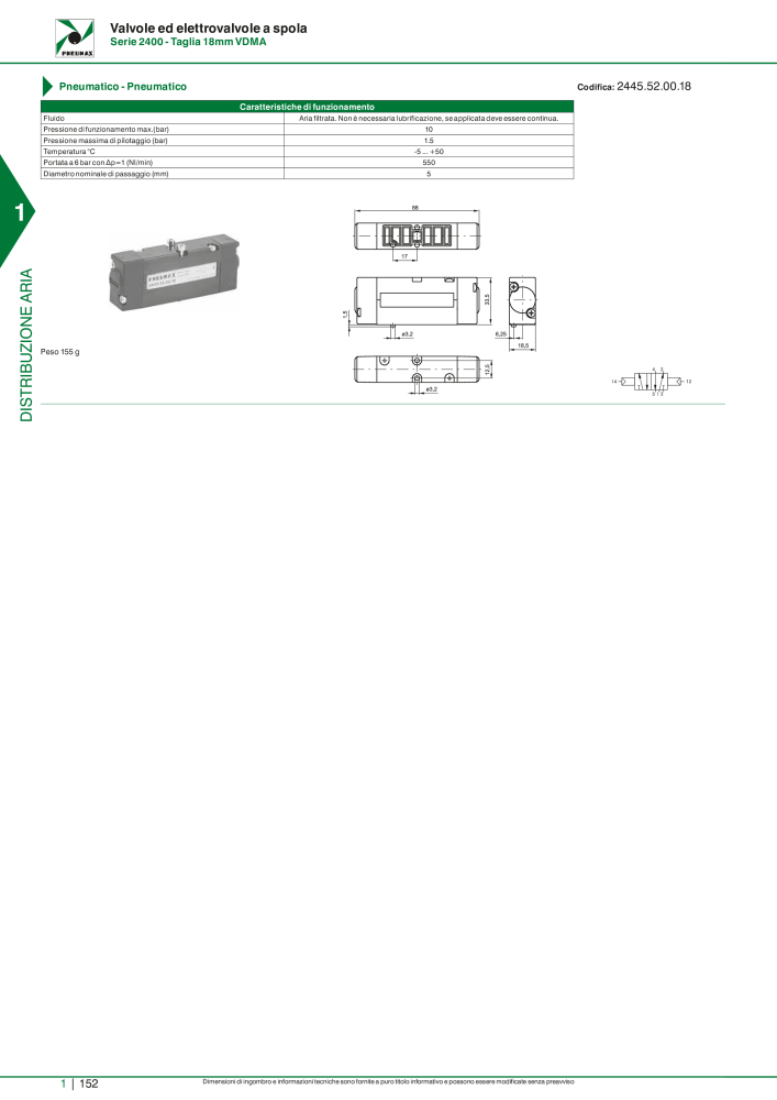 Pneumax - Catalogo Principale Nº: 21222 - Página 172