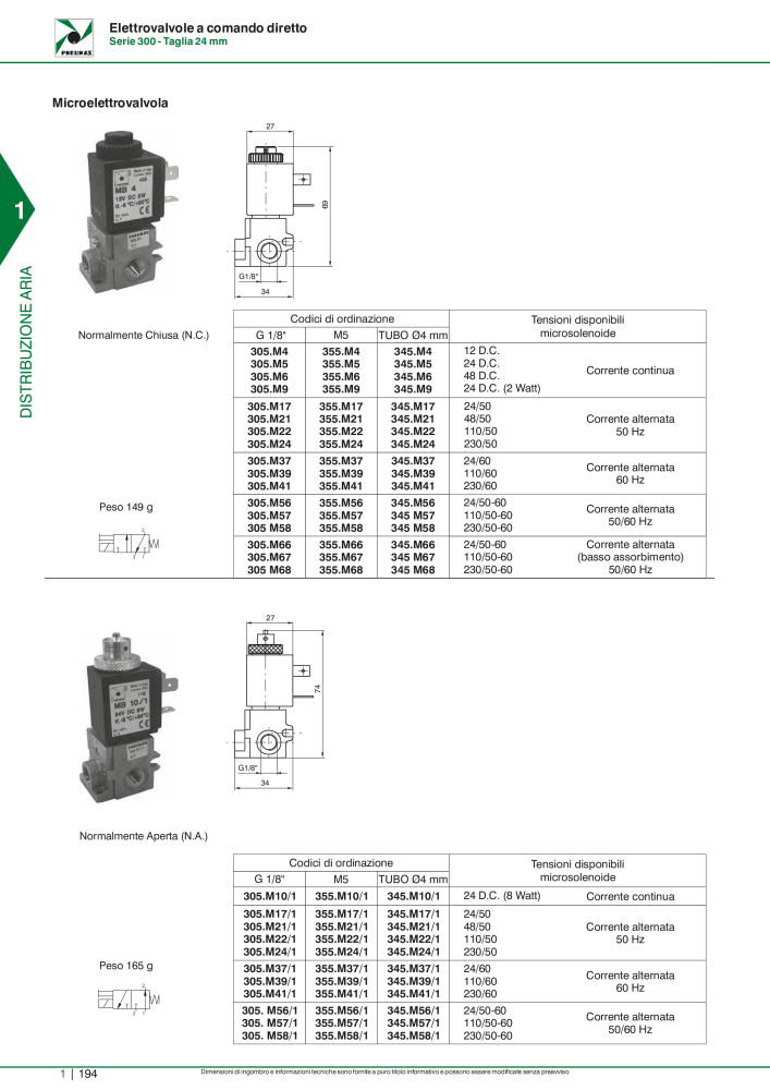 Pneumax - Catalogo Principale n.: 21222 - Pagina 214