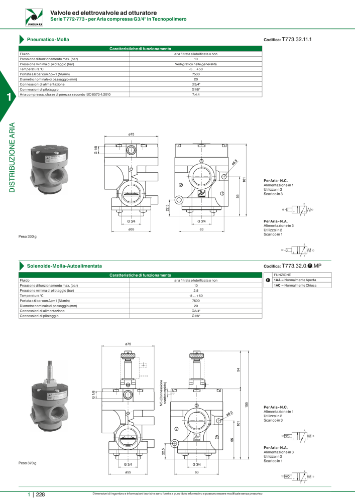 Pneumax - Catalogo Principale Nº: 21222 - Página 248