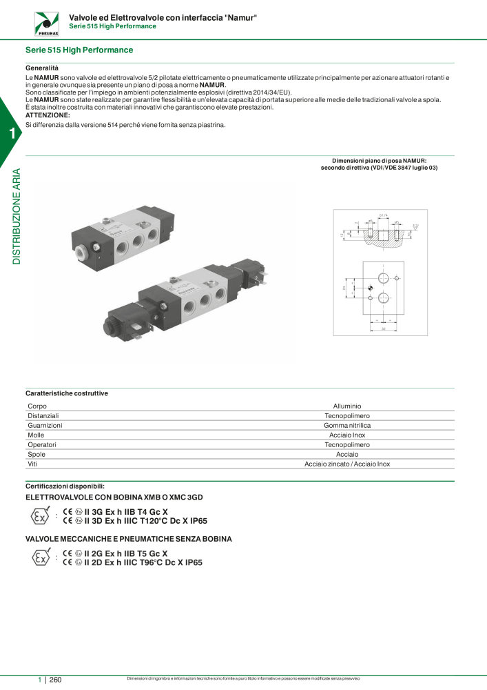 Pneumax - Catalogo Principale Nº: 21222 - Página 280