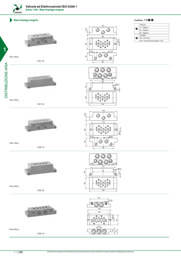 Pneumax - Catalogo Principale NO.: 21222 - Page 300