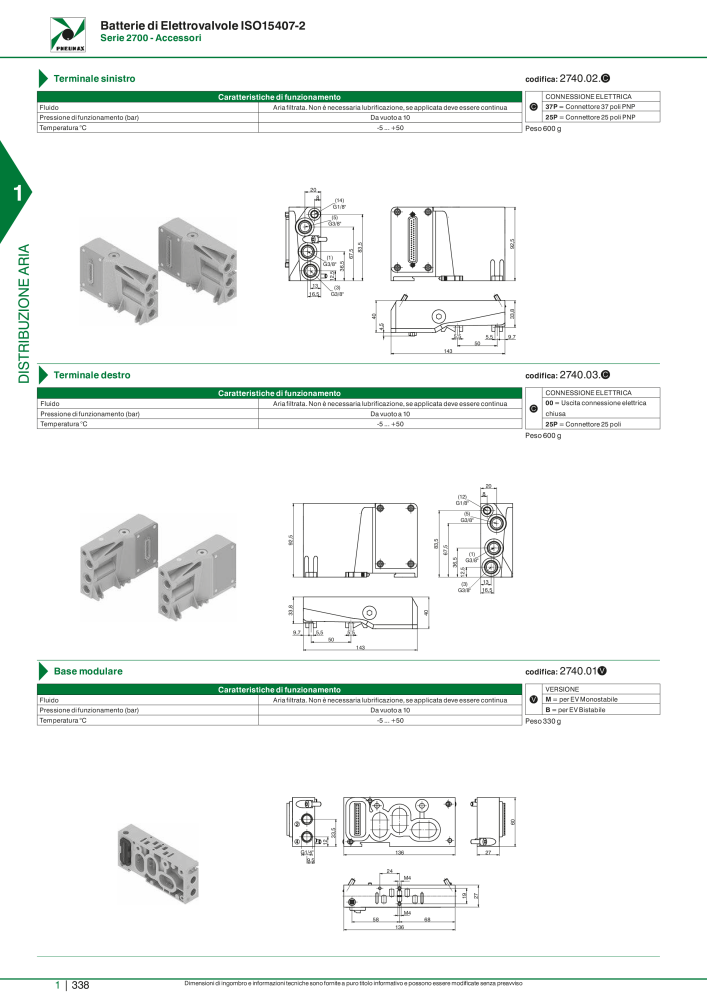 Pneumax - Catalogo Principale NO.: 21222 - Page 358