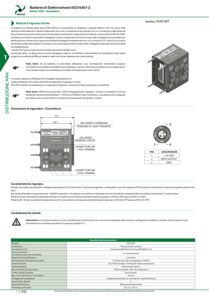 Pneumax - Catalogo Principale NO.: 21222 - Page 362