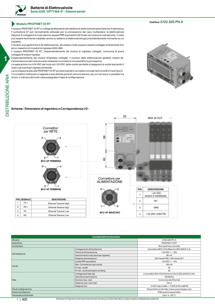 Pneumax - Catalogo Principale Nº: 21222 - Página 420