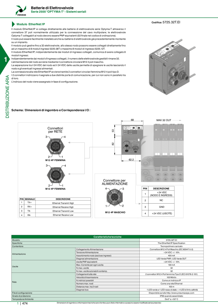 Pneumax - Catalogo Principale NO.: 21222 - Page 494