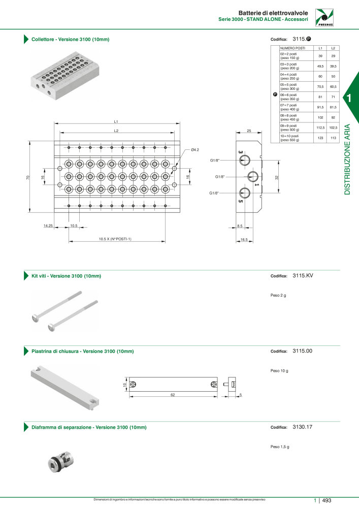 Pneumax - Catalogo Principale Nº: 21222 - Página 513