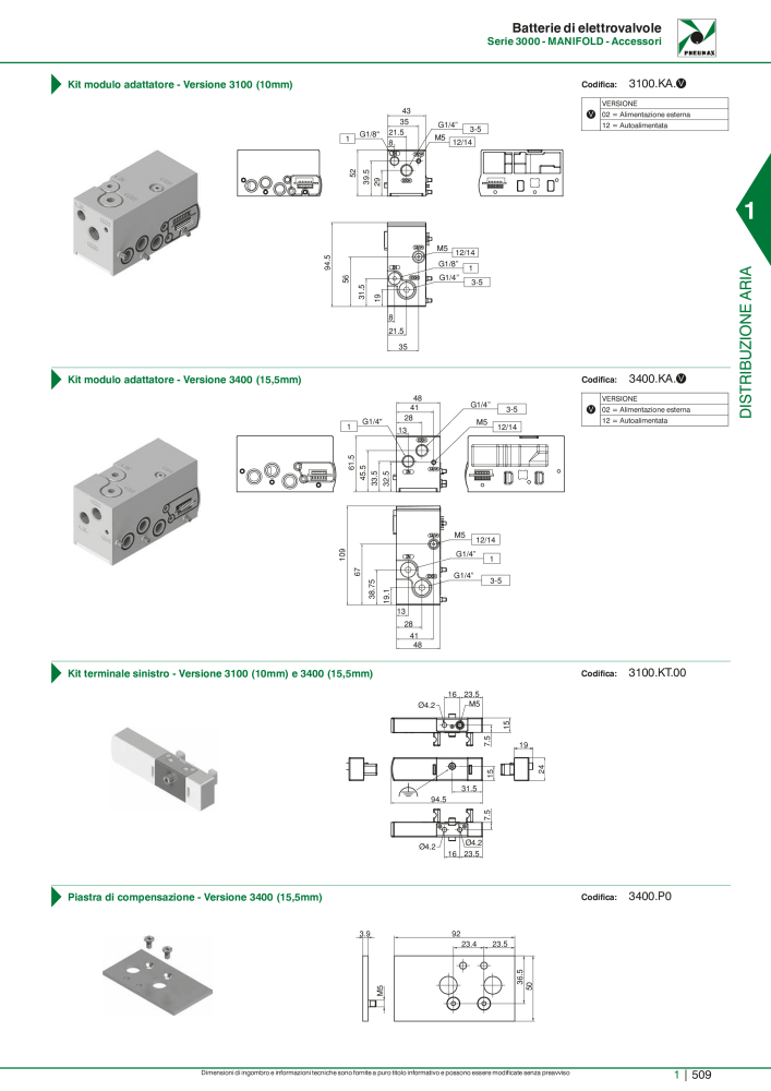 Pneumax - Catalogo Principale Nº: 21222 - Página 529