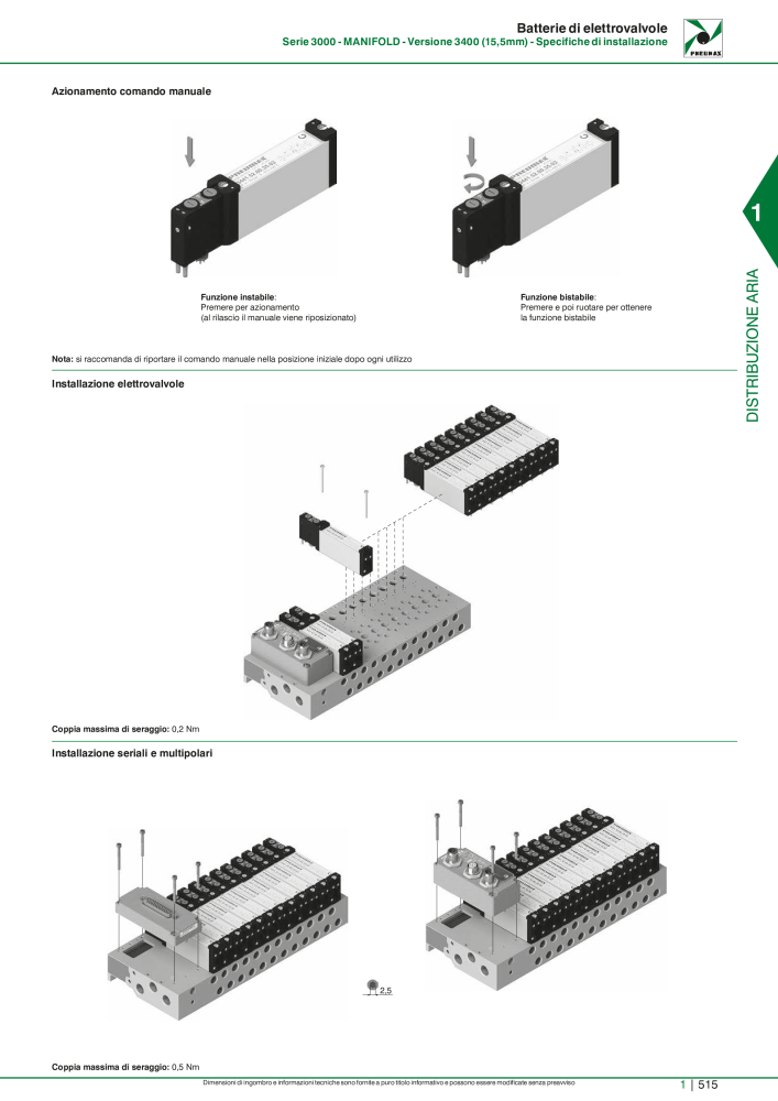 Pneumax - Catalogo Principale Nº: 21222 - Página 535