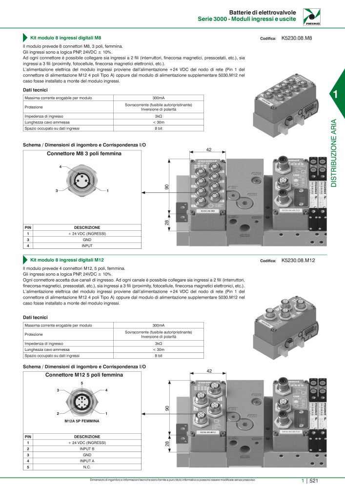 Pneumax - Catalogo Principale Nº: 21222 - Página 541