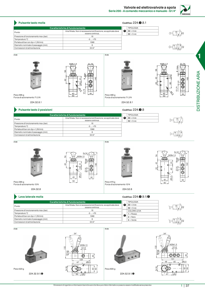 Pneumax - Catalogo Principale NO.: 21222 - Page 57