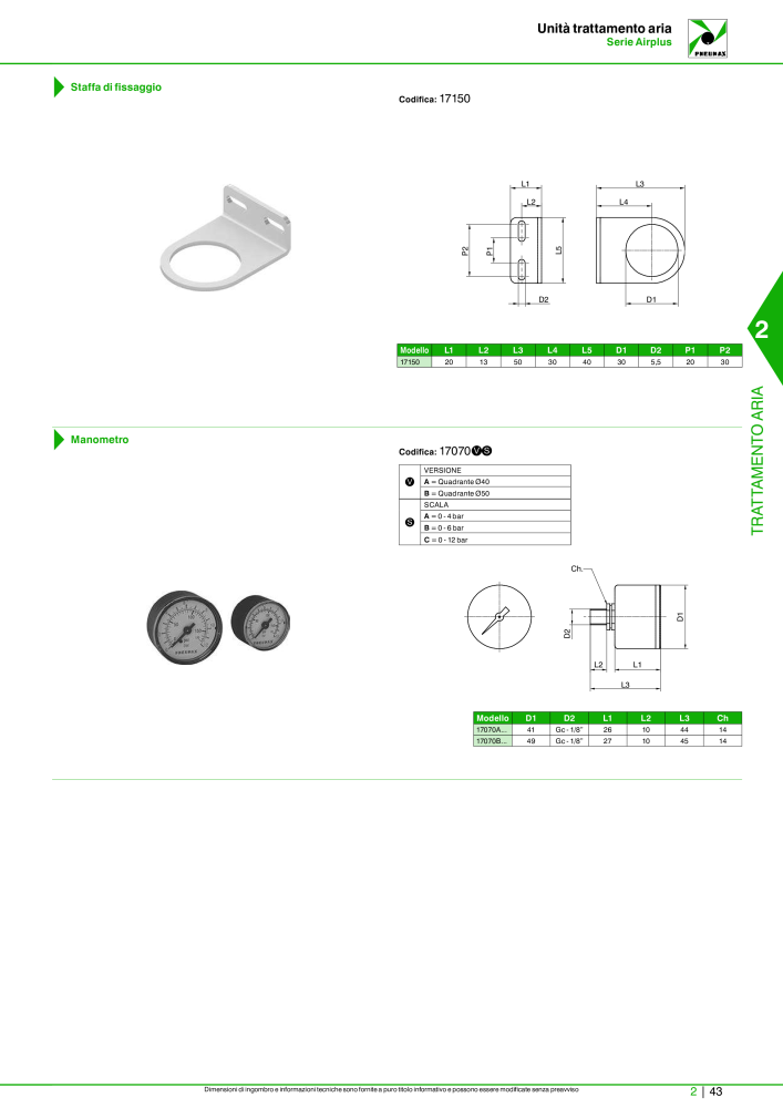 Pneumax - Catalogo Principale Nº: 21222 - Página 593