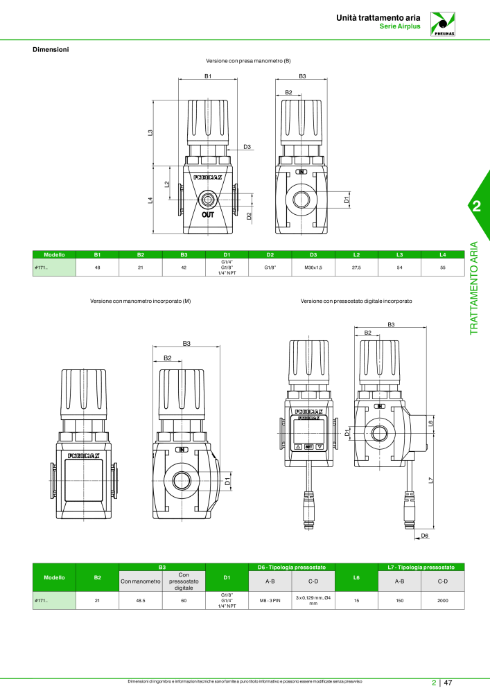 Pneumax - Catalogo Principale Nº: 21222 - Página 597