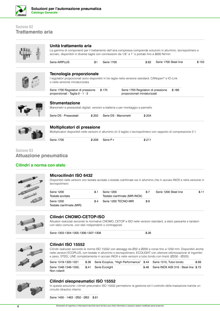 Pneumax - Catalogo Principale n.: 21222 - Pagina 6