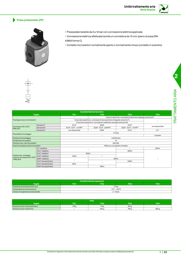 Pneumax - Catalogo Principale NO.: 21222 - Page 613