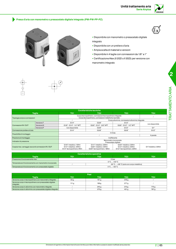 Pneumax - Catalogo Principale Nº: 21222 - Página 615