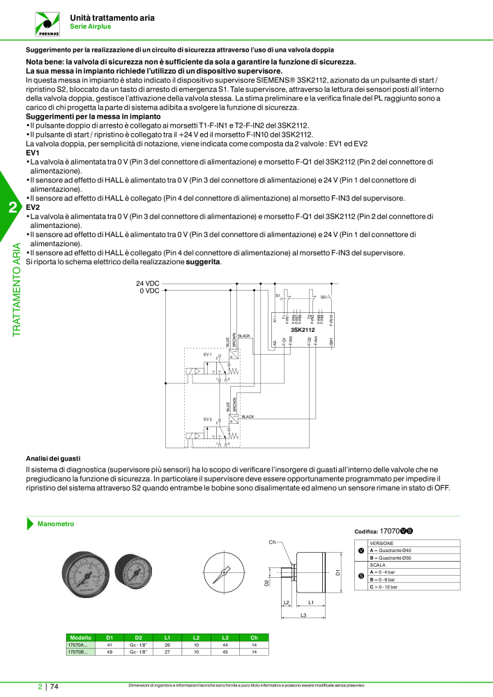 Pneumax - Catalogo Principale NO.: 21222 - Page 624