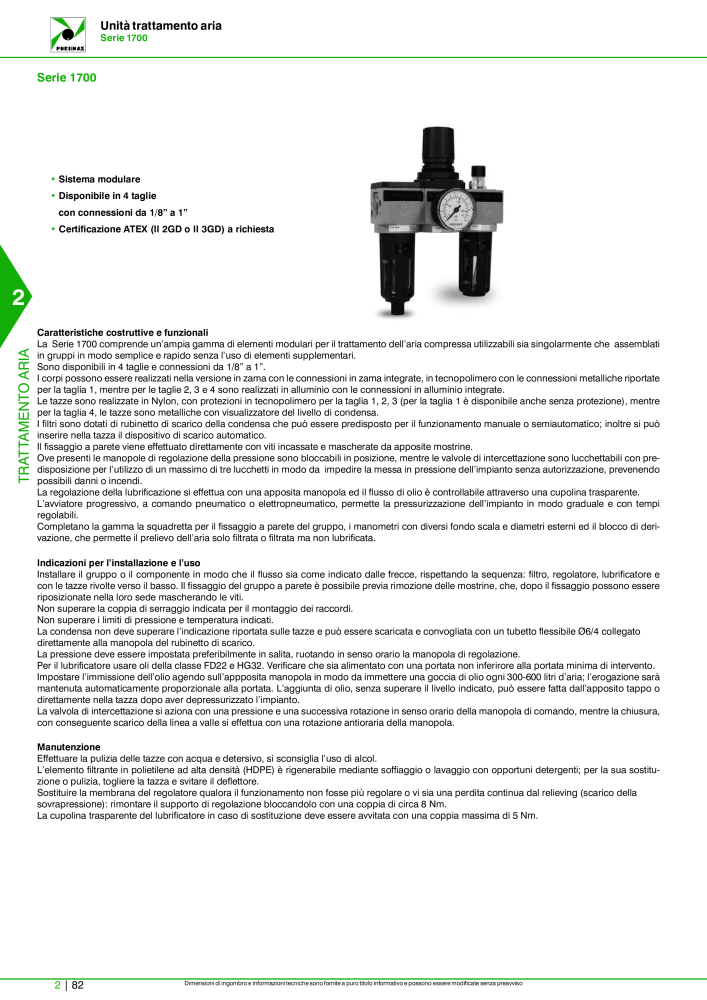 Pneumax - Catalogo Principale Nº: 21222 - Página 632