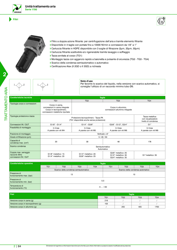 Pneumax - Catalogo Principale Nº: 21222 - Página 634