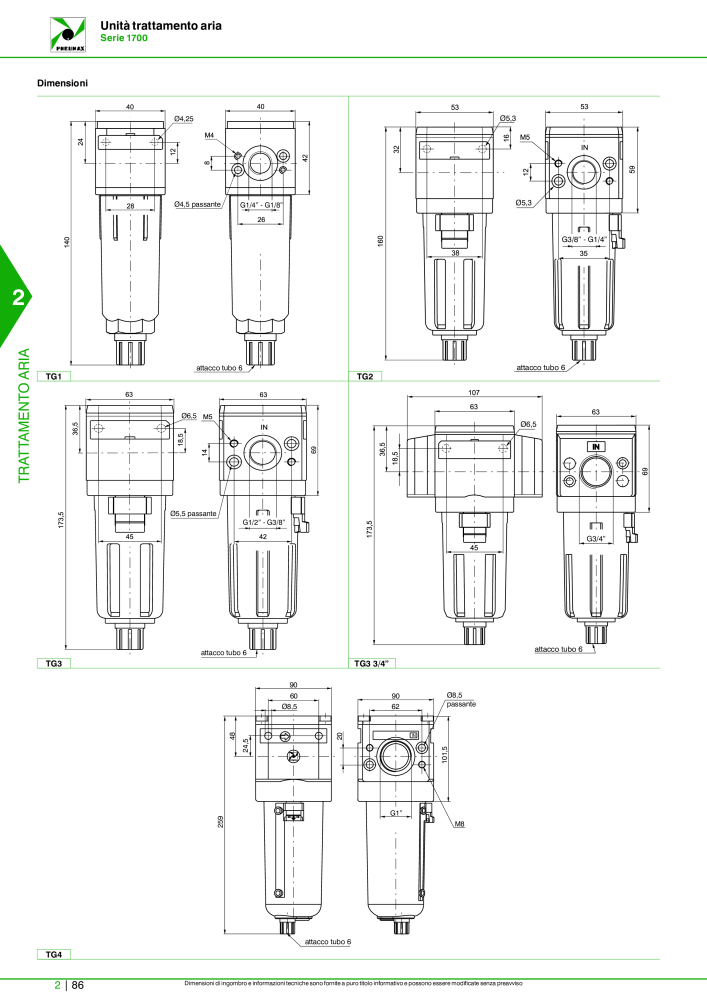 Pneumax - Catalogo Principale NO.: 21222 - Page 636