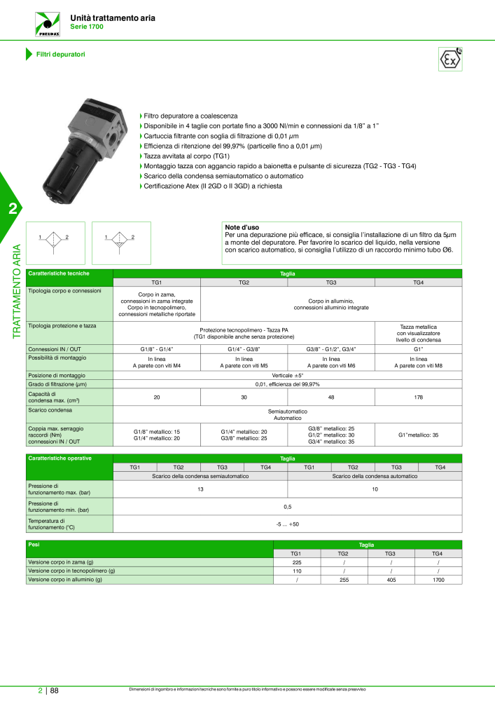 Pneumax - Catalogo Principale Nº: 21222 - Página 638