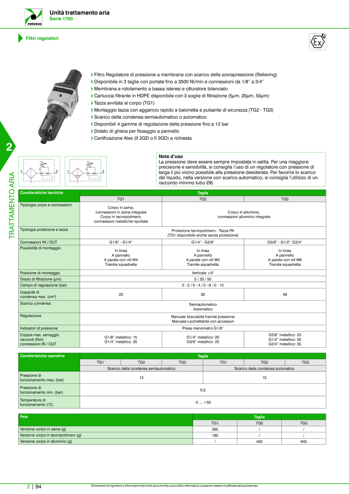 Pneumax - Catalogo Principale Nº: 21222 - Página 644