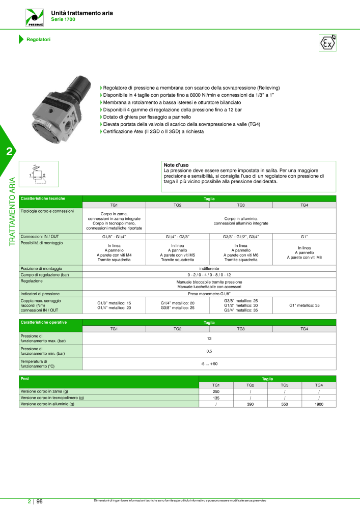 Pneumax - Catalogo Principale NO.: 21222 - Page 648