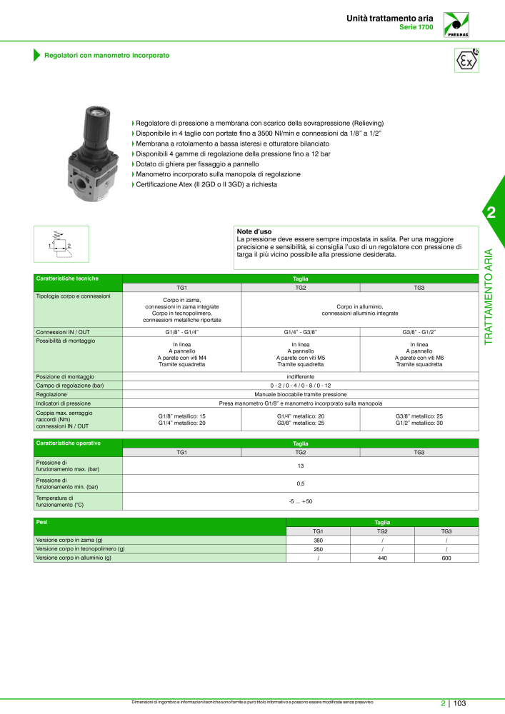 Pneumax - Catalogo Principale Nº: 21222 - Página 653