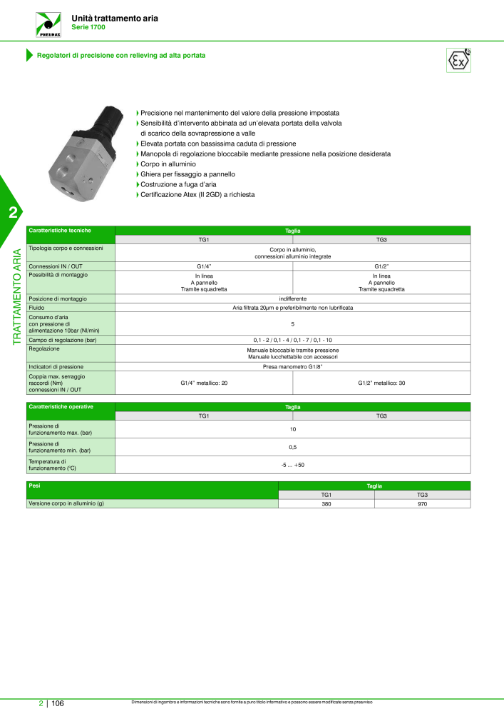 Pneumax - Catalogo Principale NO.: 21222 - Page 656