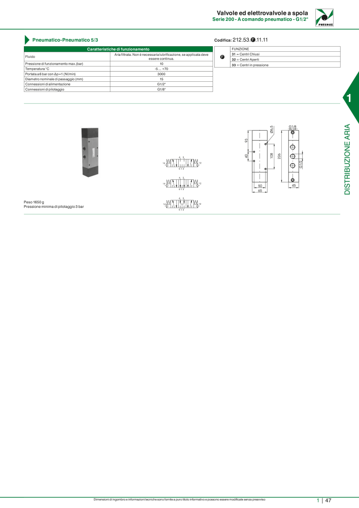 Pneumax - Catalogo Principale NO.: 21222 - Page 67