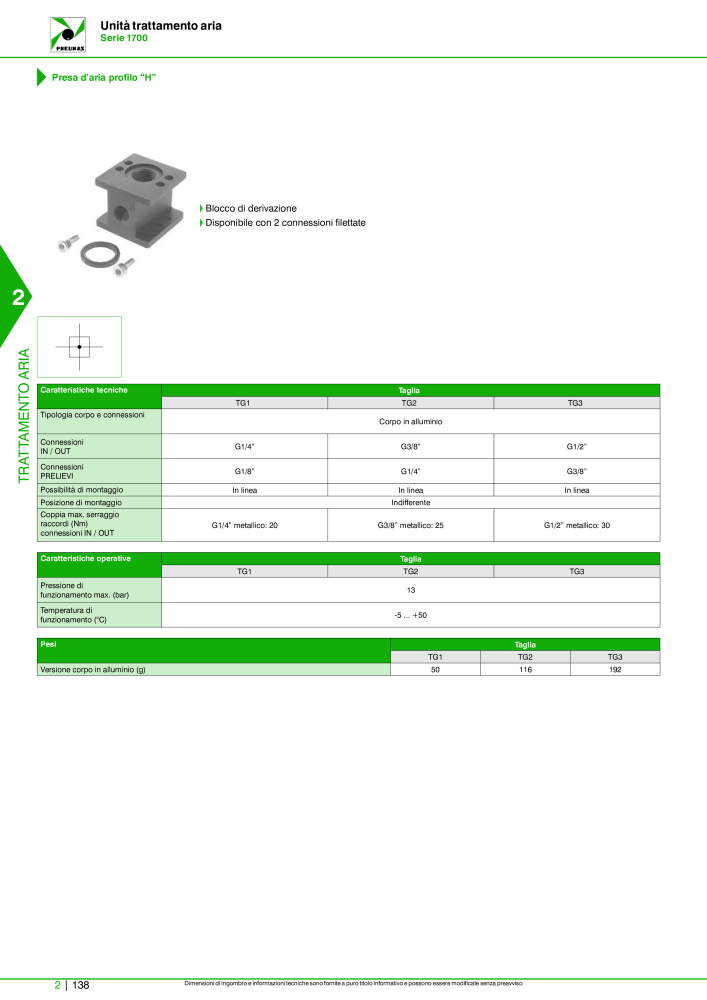 Pneumax - Catalogo Principale NO.: 21222 - Page 688