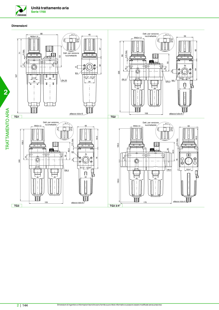 Pneumax - Catalogo Principale NO.: 21222 - Page 694