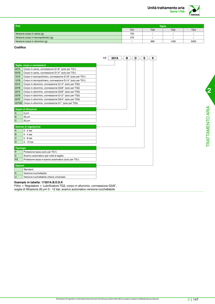 Pneumax - Catalogo Principale NO.: 21222 - Page 697