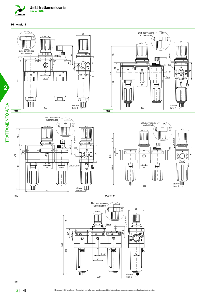 Pneumax - Catalogo Principale NO.: 21222 - Page 698