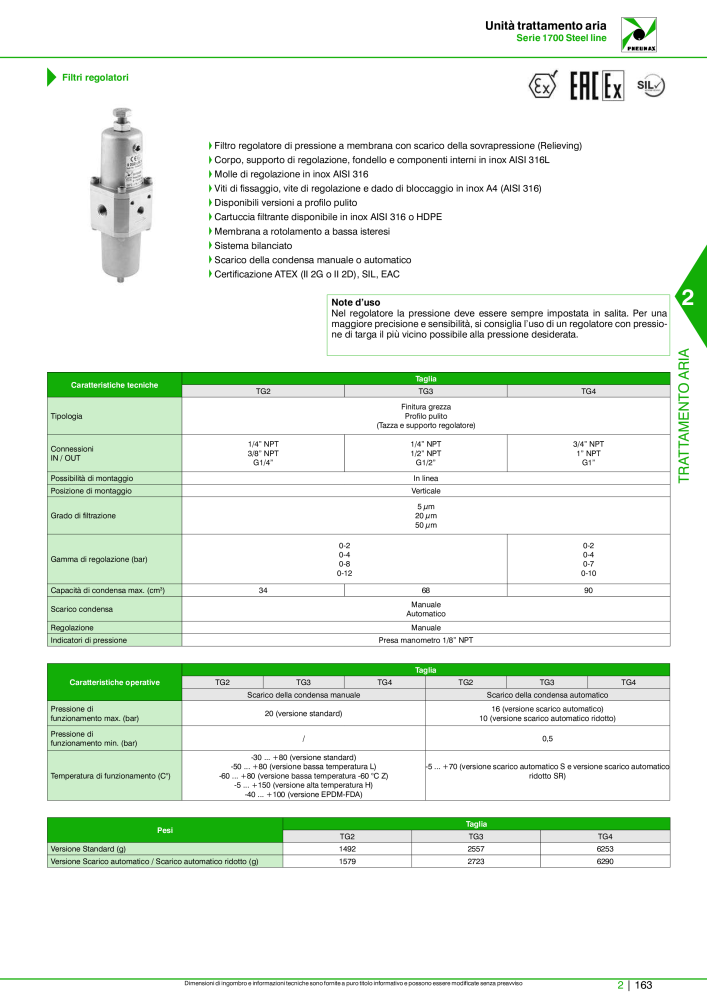 Pneumax - Catalogo Principale Nº: 21222 - Página 713