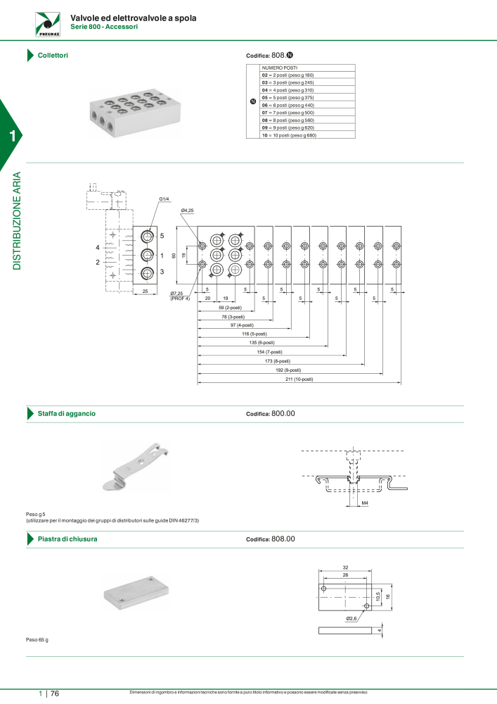 Pneumax - Catalogo Principale Nb. : 21222 - Page 96