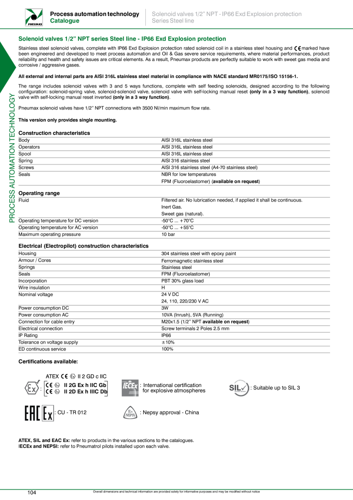 Pneumax - Process Automation Č. 21224 - Strana 106