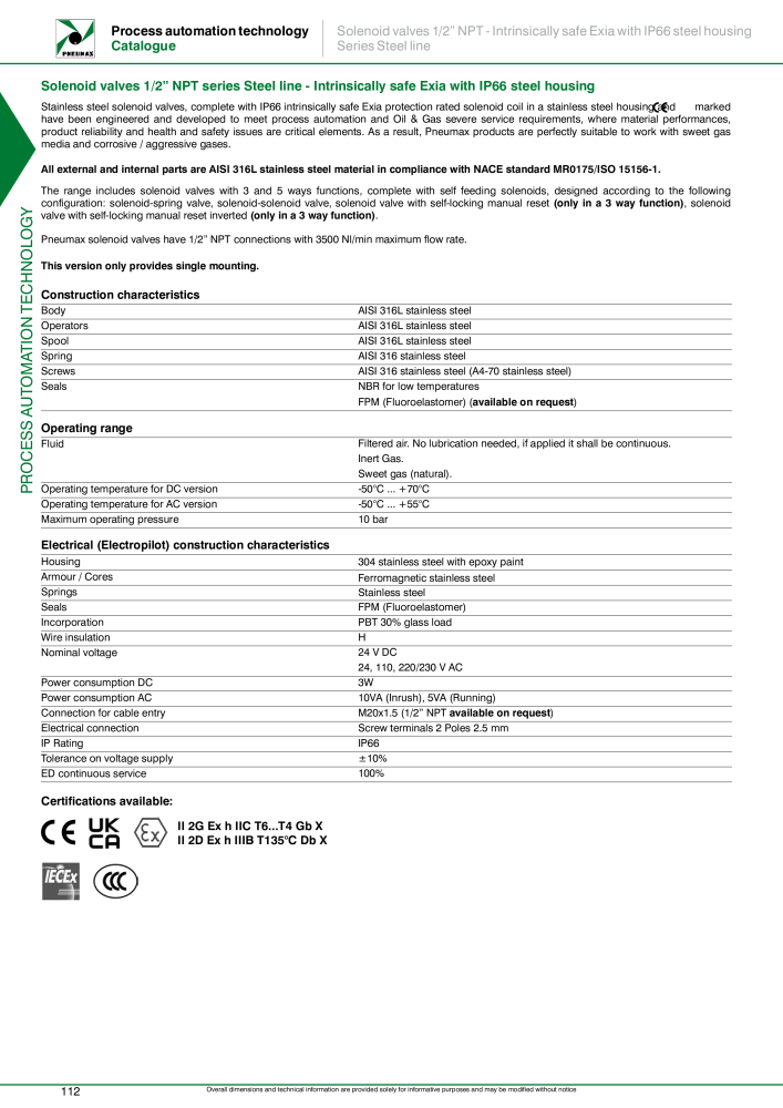 Pneumax - Process Automation Č. 21224 - Strana 114