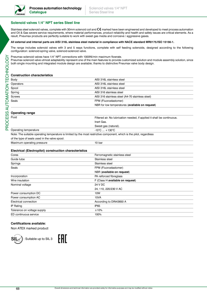 Pneumax - Process Automation Č. 21224 - Strana 70