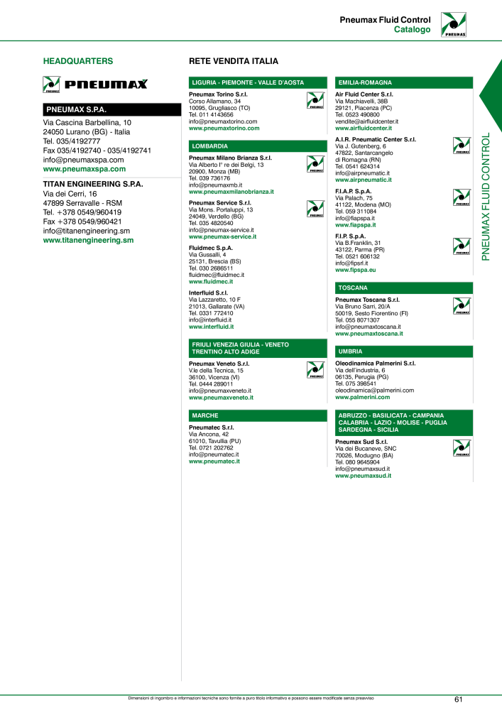 Pneumax - Controllo del fluido n.: 21226 - Pagina 63