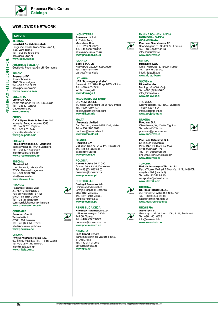 Pneumax - Controllo del fluido n.: 21226 - Pagina 64