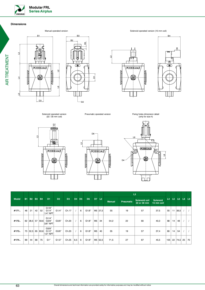 Pneumax - Compressed air treatment NO.: 21228 - Page 66