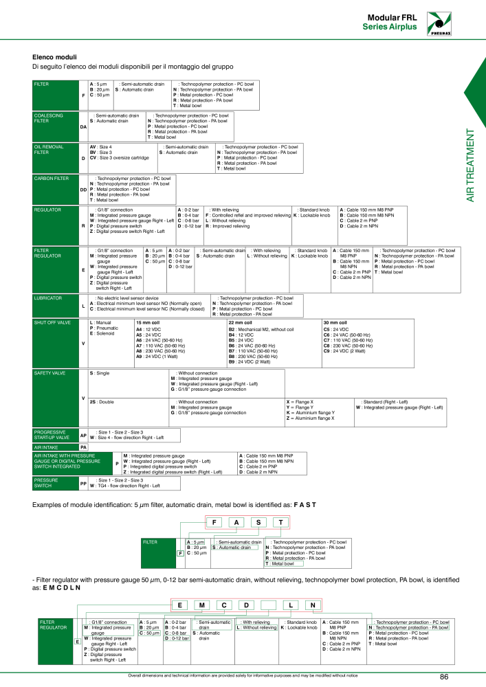 Pneumax - Compressed air treatment NO.: 21228 - Page 89