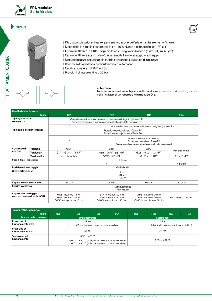 Pneumax - Trattamento dell'aria compressa n.: 21229 - Pagina 10