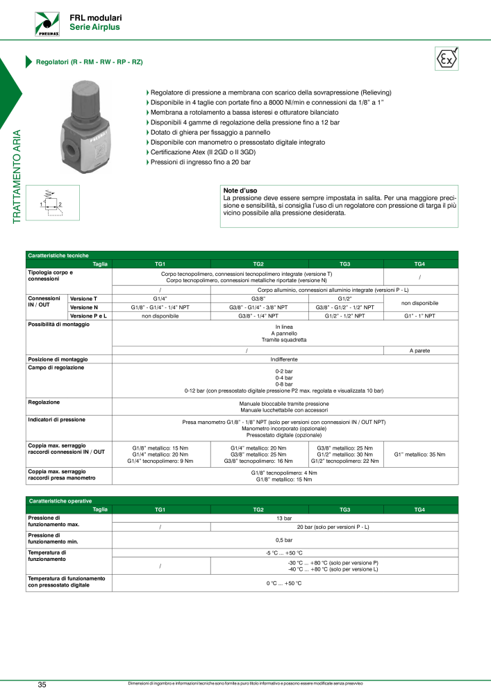 Pneumax - Trattamento dell'aria compressa n.: 21229 - Pagina 38
