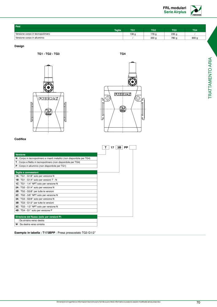 Pneumax - Trattamento dell'aria compressa n.: 21229 - Pagina 73