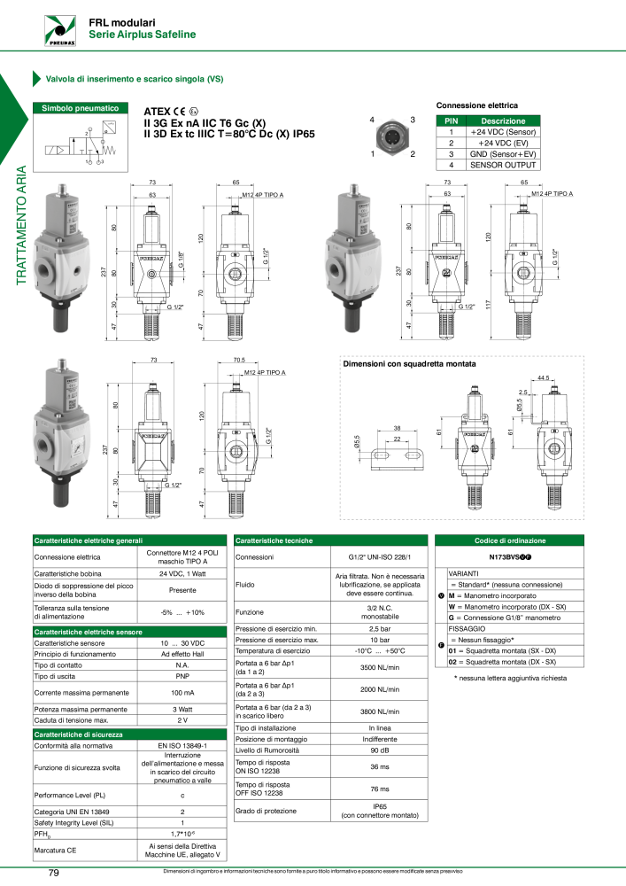 Pneumax - Trattamento dell'aria compressa NO.: 21229 - Page 82